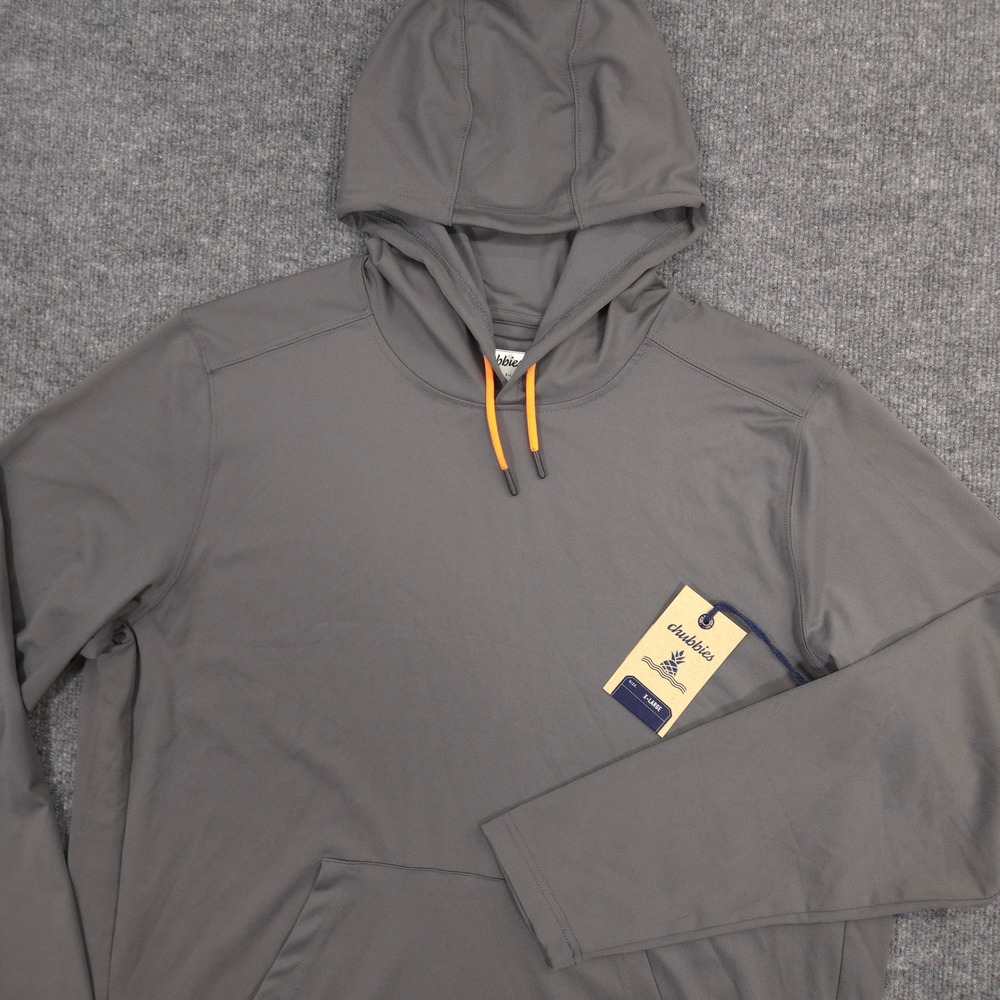 Chubbies Movementum Hoodie Mens XL Gray Performance Pullover Golf Casual NEW